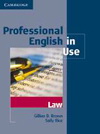 Gillian D. Brown, Sally Rice: Professional English in Use - Law (with answers)