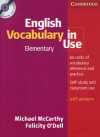 McCarthy, O´Dell: English Vocabulary in Use - Elementary CD McCarthy, O´Dell: English Vocabulary in Use - Elementary CD
