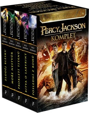 Rick Riordan: PERCY JACKSON - komplet 1.-5.díl - box Rick Riordan: PERCY JACKSON - komplet 1.-5.díl - box