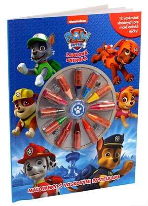 Kolektiv: Labková patrola - Maľovanky s voskovkami