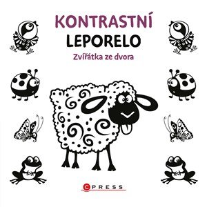 Katarína Belejová H.: Kontrastní leporelo: Zvířátka ze dvora Katarína Belejová H.: Kontrastní leporelo: Zvířátka ze dvora