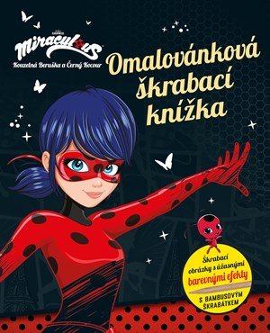 Kolektiv: Kouzelná Beruška a Černý Kocour - Omalovánková škrabací knížka