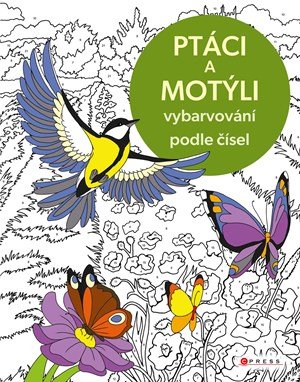 Kolektiv, kolektiv: Vybarvování podle čísel: Ptáci a motýli Kolektiv, kolektiv: Vybarvování podle čísel: Ptáci a motýli