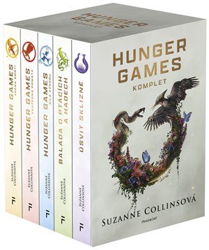 Suzanne Collinsová: HUNGER GAMES – komplet, 1.-5.díl - box