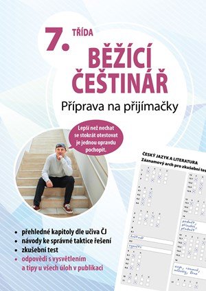 Jarmil Vepřek: Běžící češtinář – příprava na přijímačky, 7. třída