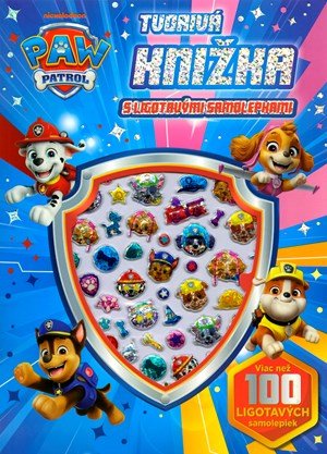 Kolektiv: Labková patrola  - Tvorivá knižka s ligotavými samolepkami