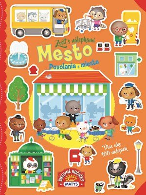 : Zošit s nálepkami: Mesto - povolania a miesta