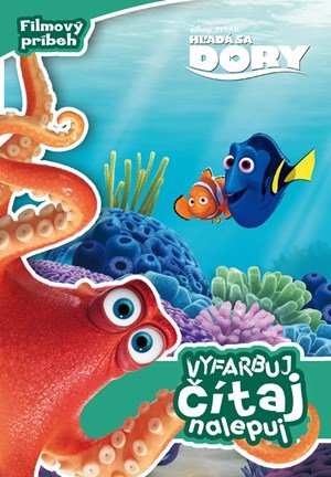 Pixar: Hľadá sa Dory - Filmový príbeh - Vyfarbuj, čítaj, nalepuj