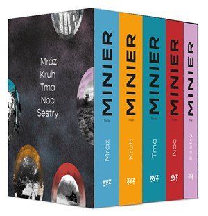 Bernard Minier: 5 x Bernard Minier - box Mráz, Kruh, Tma, Noc, Sestry Bernard Minier: 5 x Bernard Minier - box Mráz, Kruh, Tma, Noc, Sestry