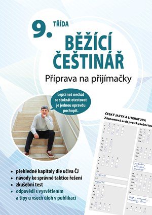 Jarmil Vepřek: Běžící češtinář – příprava na přijímačky, 9. třída