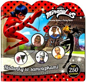 Kolektiv: Čarovná Lienka a Čierny Kocúr - Hádanky so samolepkami