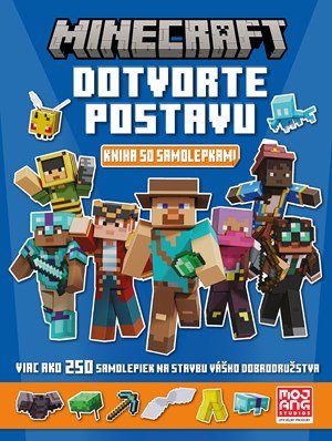 Kolektiv: Minecraft - Dotvorte postavu - Kniha so samolepkami