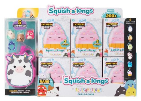 -: Squish-a-Longs Clip-a-Longs Mystery Mini-Squish