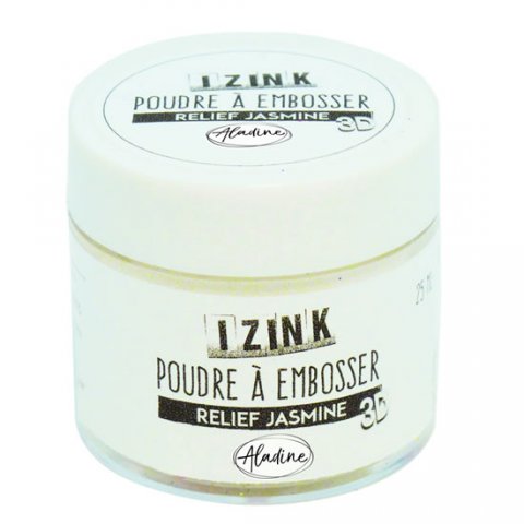 neuveden: Embosovací prášek IZINK - bílý, 25 ml