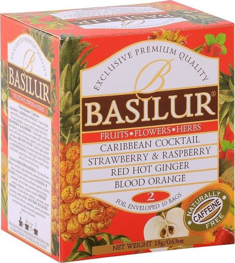 neuveden: BASILUR Fruit Infusions Assorted Volume II. přebal 10x1,8g