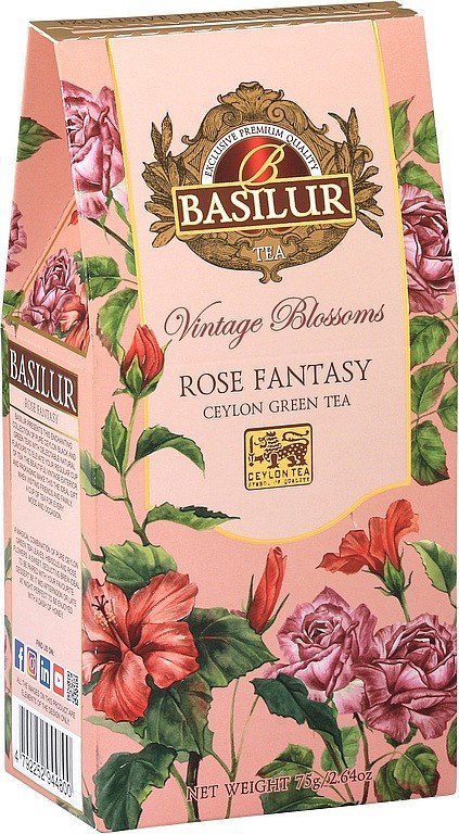 neuveden: BASILUR Vintage Blossoms Rose Fantasy papír 75g