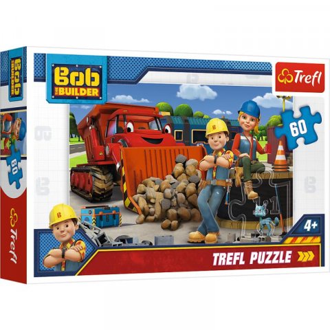 neuveden: Trefl Puzzle Bořek Stavitel a Wendy / 60 dílků