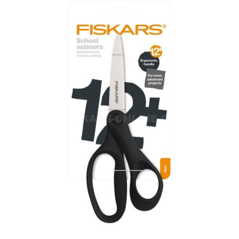 neuveden: Fiskars Školní nůžky 18 cm, černá