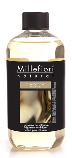 neuveden: Millefiori Milano Mineral Gold / náplň do difuzéru 250ml