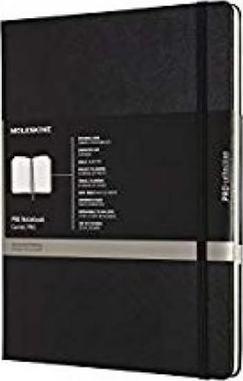 neuveden: Zápisník Moleskine Professional - tvrdé desky, XL - černý