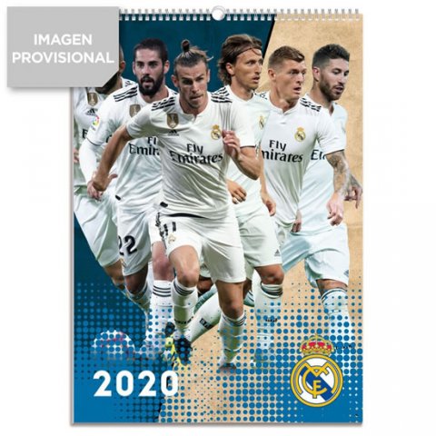 neuveden: Kalendář nástěnný 2020 - Real Madrid