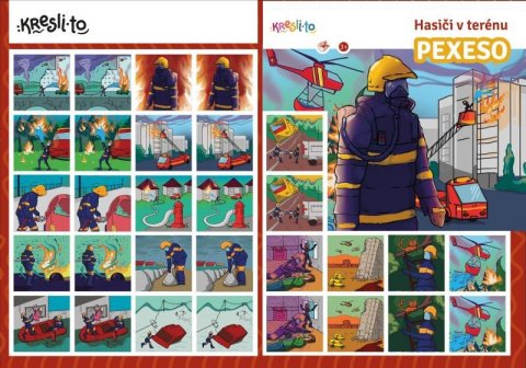 neuveden: Pexeso - Hasiči v terénu