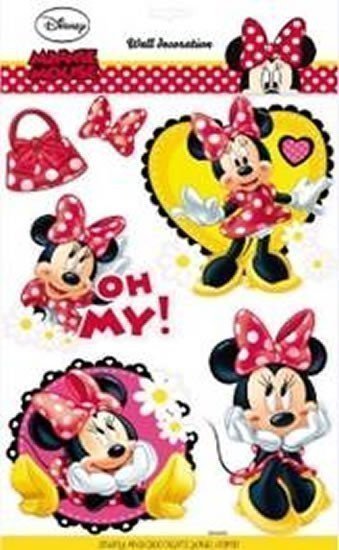 Disney Walt: Minnie - 3D samolepky na zeď