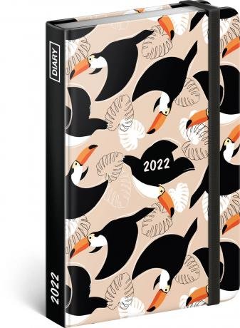 neuveden: Diář 2022: Tukani - týdenní, 11 x 16 cm