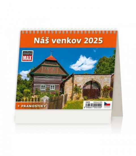 neuveden: Kalendář stolní 2025 - MiniMax Náš venkov + pranostiky