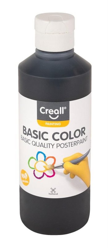 neuveden: Creall Temperová barva - černá 250 ml