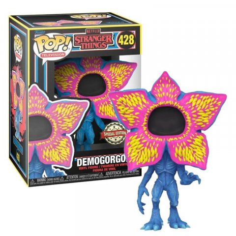 neuveden: Funko POP TV: Stranger Things - Open Face Demogorgon (BlackLight limited ex