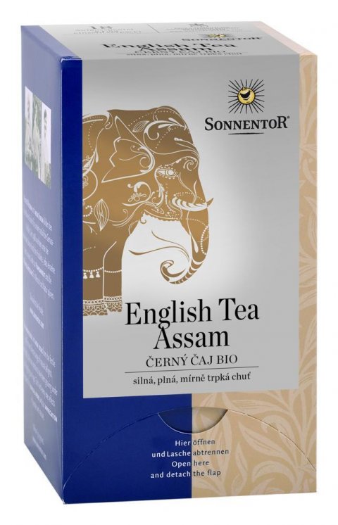 neuveden: Sonnentor - Černý čaj English Tea Assam bio