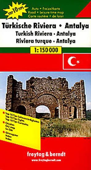 neuveden: AK 6001 Turecká riviéra - Antalya, Kemer 1:150 000