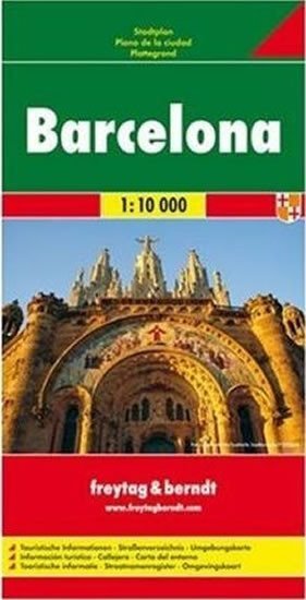 neuveden: PL 109 Barcelona 1:10 000 / plán města
