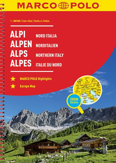 neuveden: Alpy / atlas-spirála 1:300T                              MD