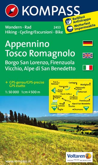 neuveden: Appennino Tosco Romagnolo 2453 / 1:50T NKOM