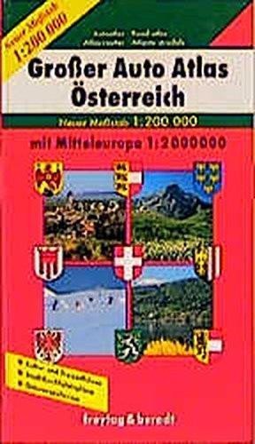 neuveden: GAAO 1 Velký atlas Rakousko s CD ROM navigator 1:200 000