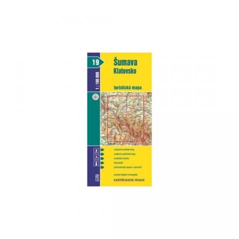 neuveden: 1:100T (19)-Šumava - Klatovsko (turistická mapa)