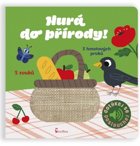 Billet Marion: Hurá do přírody! - Dotykové a zvukové leporelo Billet Marion: Hurá do přírody! - Dotykové a zvukové leporelo