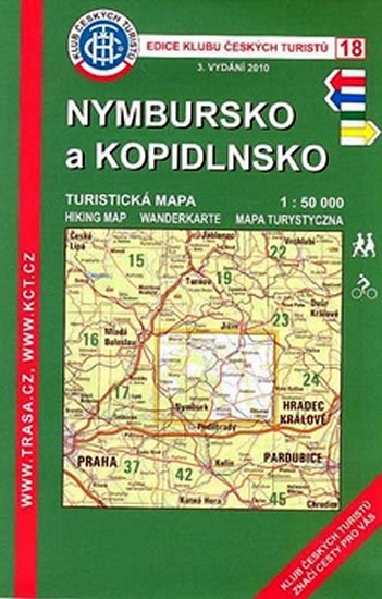 neuveden: Nymbursko a Kopidlnsko 1:50.000 KČT 18 neuveden: Nymbursko a Kopidlnsko 1:50.000 KČT 18