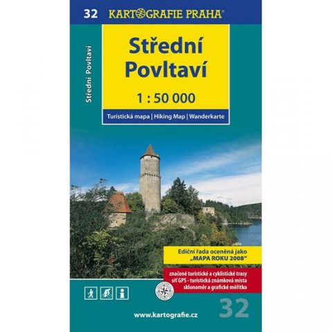 neuveden: 1: 50T (32)-Střední Povltaví (turistická mapa)