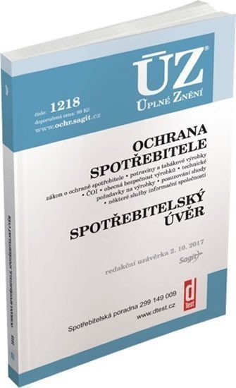 neuveden: ÚZ 1218 Ochrana spotřebitele