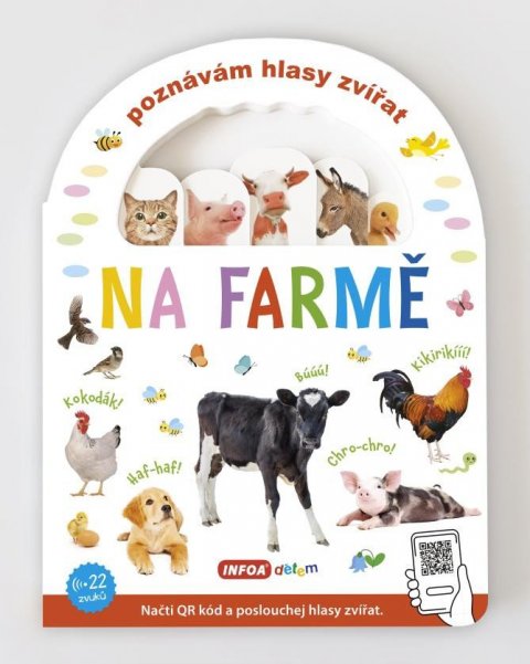 neuveden: Poznávám hlasy zvířat - Na farmě (s QR kódy)