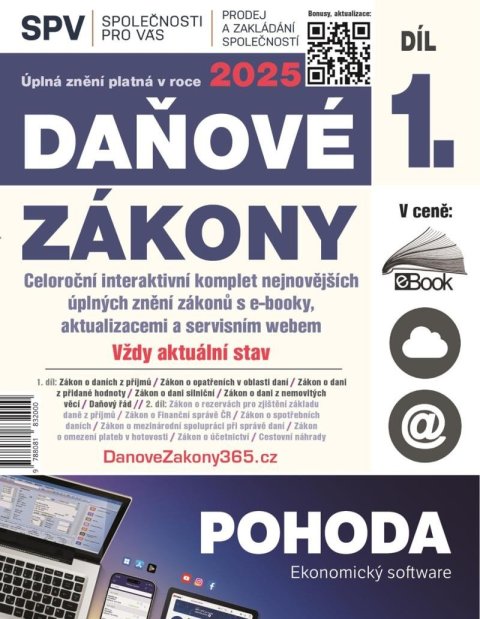neuveden: Daňové zákony 2025 (Díl 1.)