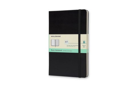 neuveden: Hudební zápisník Moleskine - L, černý