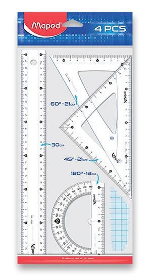 neuveden: Maped - Sada pravítek Start 4ks