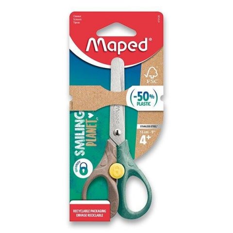 neuveden: Maped Nůžky Smiling Planet Security 13 cm