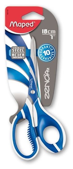 neuveden: Maped - Nůžky Zenoa Fit 18cm asymetrické - mix barev