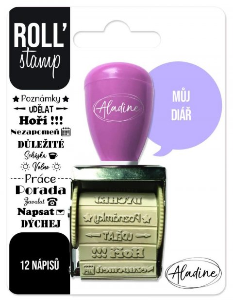 neuveden: Aladine RollStamp textová - Můj diář neuveden: Aladine RollStamp textová - Můj diář