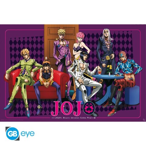 neuveden: Jolo´s Bizarre Adventure Plakát Maxi - Golden Wind Team 91,5 x 61 cm